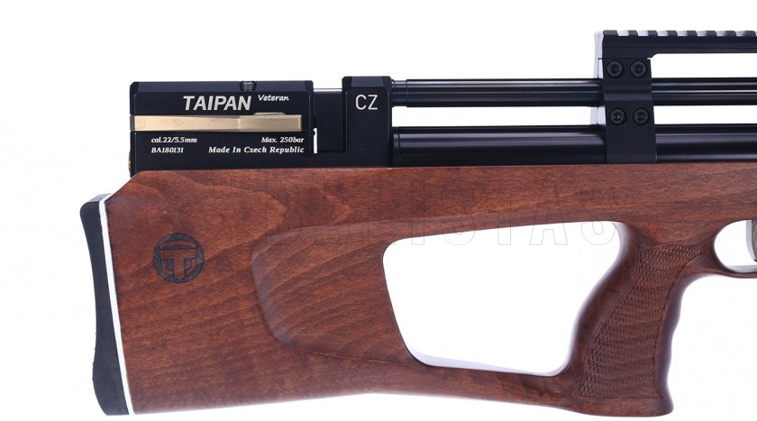 Luchtbuks Taipan Veteran Standart 6,35mm Beech