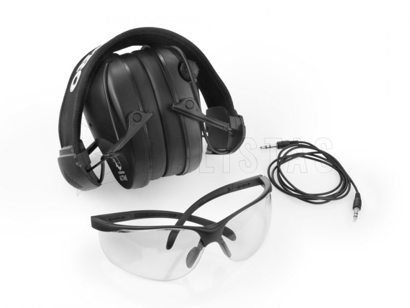 Koptelefoon RealHunter Active Pro Zwart + Bril