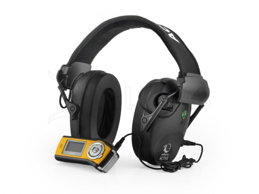 Koptelefoon RealHunter Active Pro Zwart + Bril