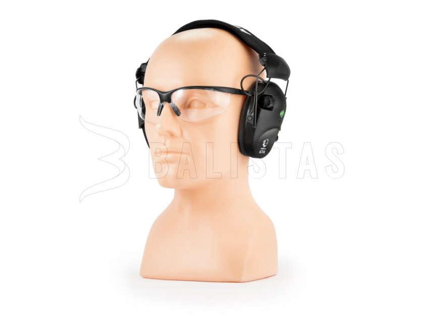 Koptelefoon RealHunter Active Pro Zwart + Bril