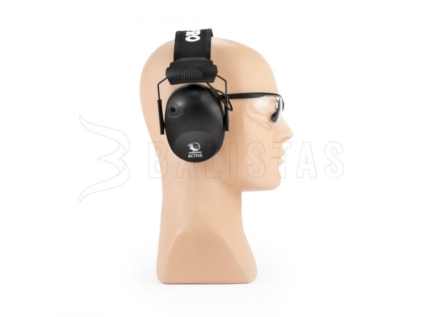 Koptelefoon RealHunter Active Pro Zwart + Bril