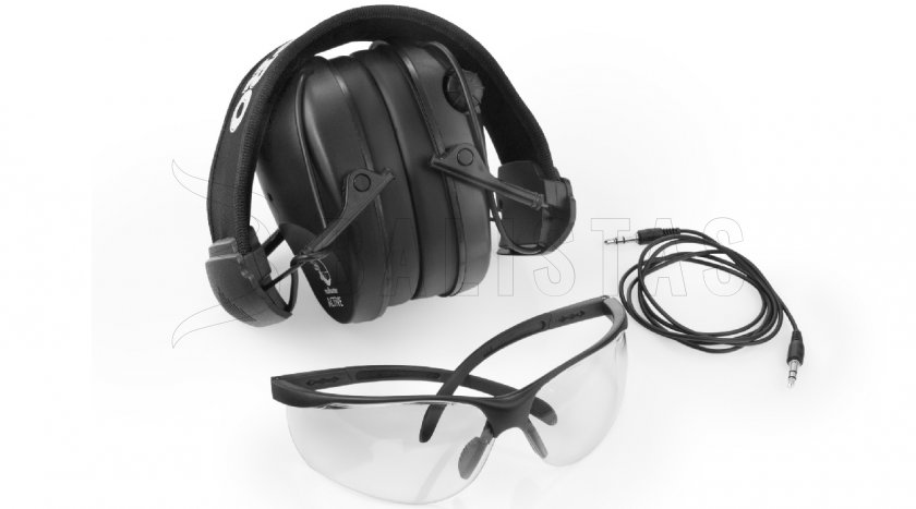 Koptelefoon RealHunter Active Pro Zwart + Bril