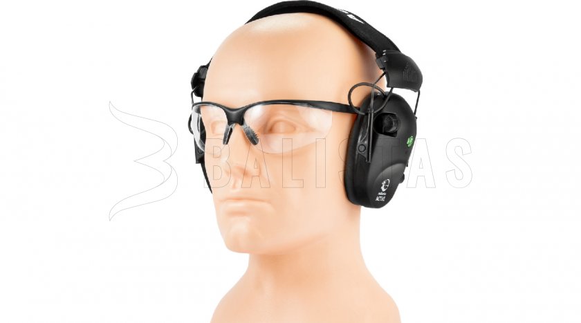 Koptelefoon RealHunter Active Pro Zwart + Bril