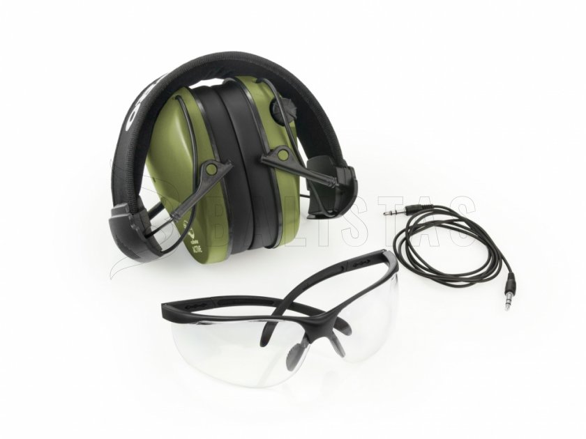 Koptelefoon RealHunter Active Pro Groen + Bril