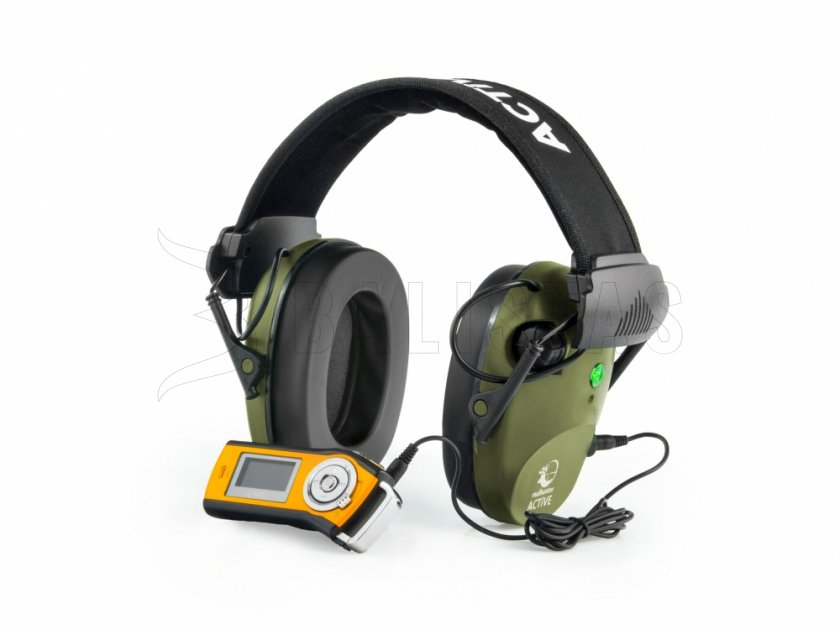 Koptelefoon RealHunter Active Pro Groen + Bril