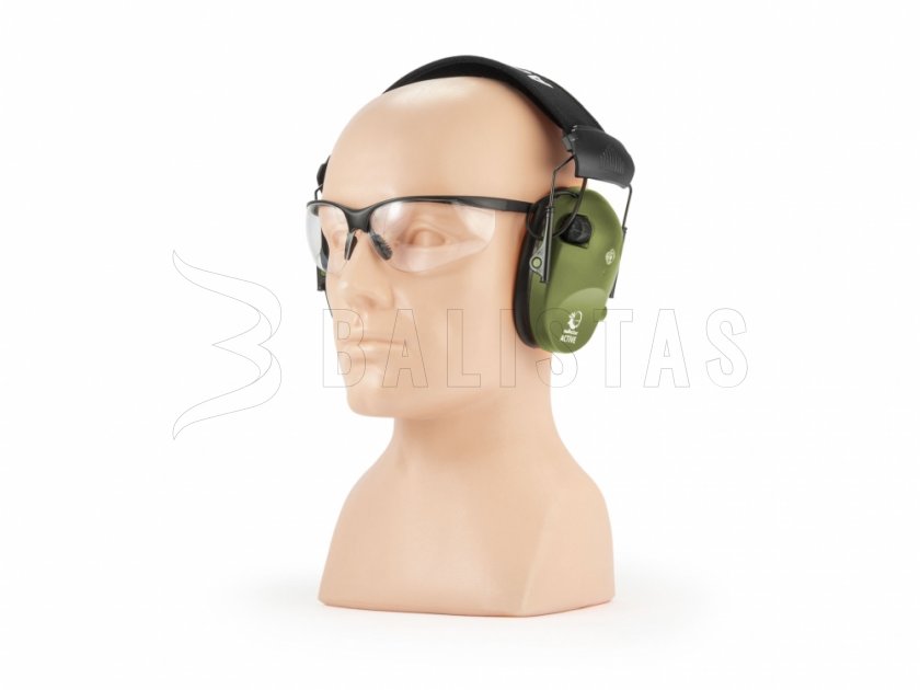 Koptelefoon RealHunter Active Pro Groen + Bril