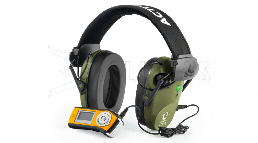 Koptelefoon RealHunter Active Pro Groen + Bril