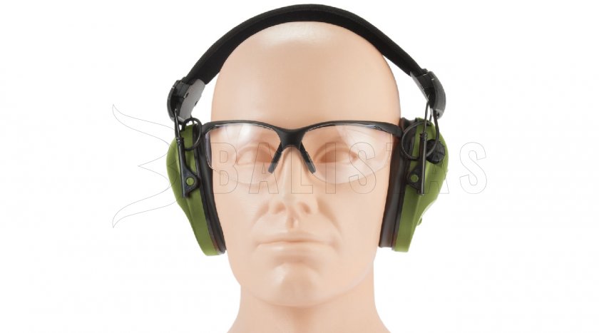 Koptelefoon RealHunter Active Pro Groen + Bril