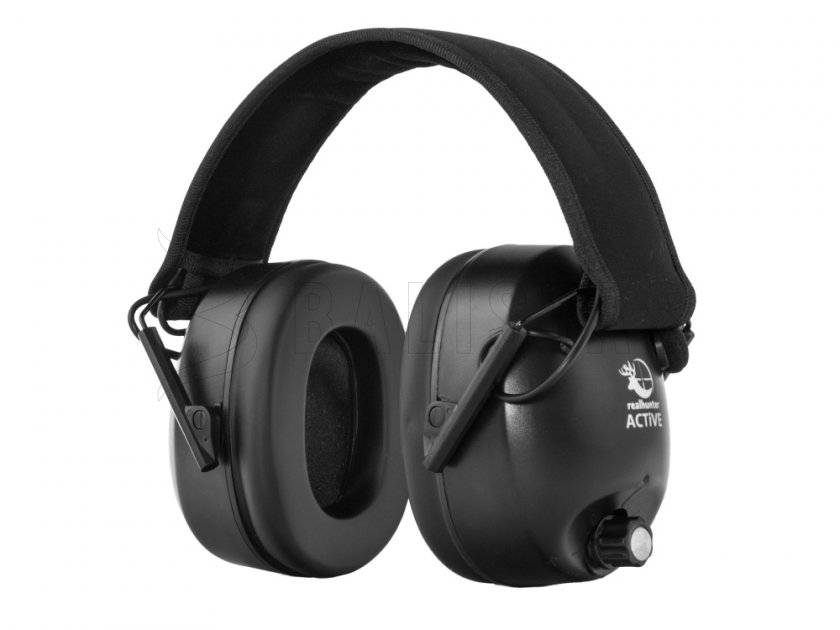 Koptelefoon RealHunter Active zwart