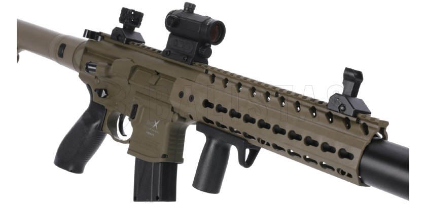Luchtgeweer Sig Sauer MCX FDE 4,5mm met collimator