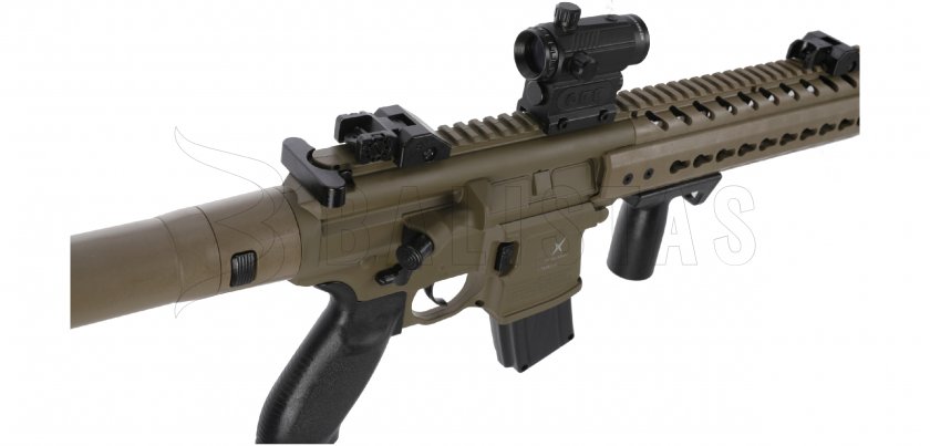 Luchtgeweer Sig Sauer MCX FDE 4,5mm met collimator