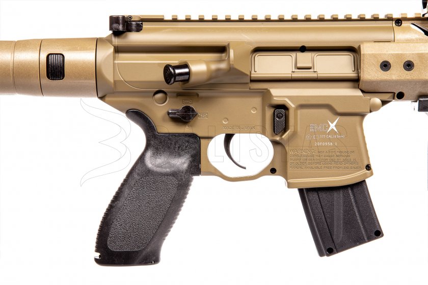 Luchtgeweer Sig Sauer MCX FDE 4,5mm met richtkijker