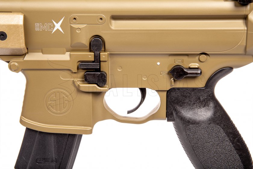 Luchtgeweer Sig Sauer MCX FDE 4,5mm met richtkijker