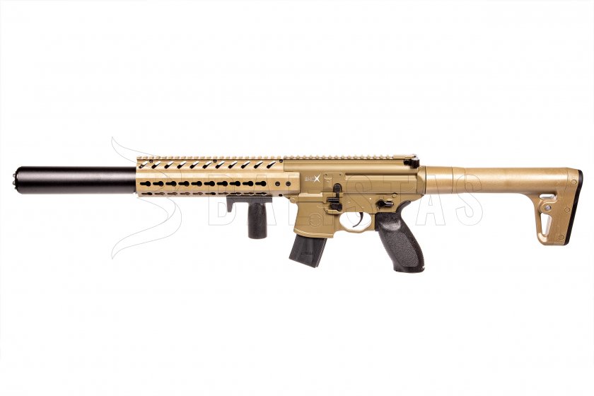 Luchtgeweer Sig Sauer MCX FDE 4,5mm met richtkijker