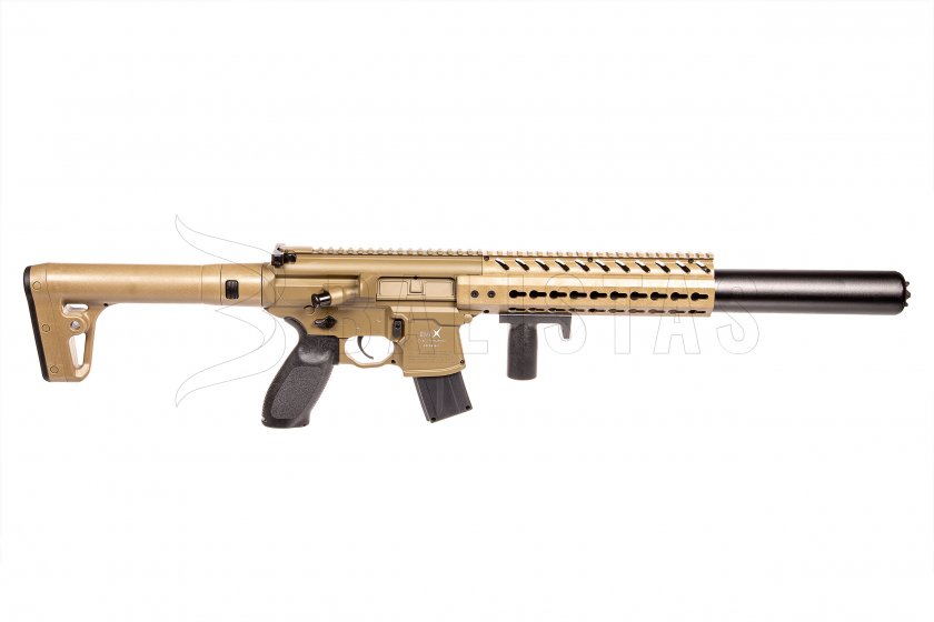 Luchtgeweer Sig Sauer MCX FDE 4,5mm met richtkijker