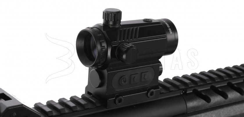 Luchtbuks Sig Sauer MCX 4,5mm met red dot collimator