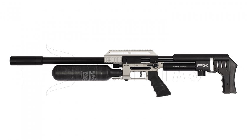 Luchtbuks FX Impact MKII, Power Plenum, Silver 5,5mm