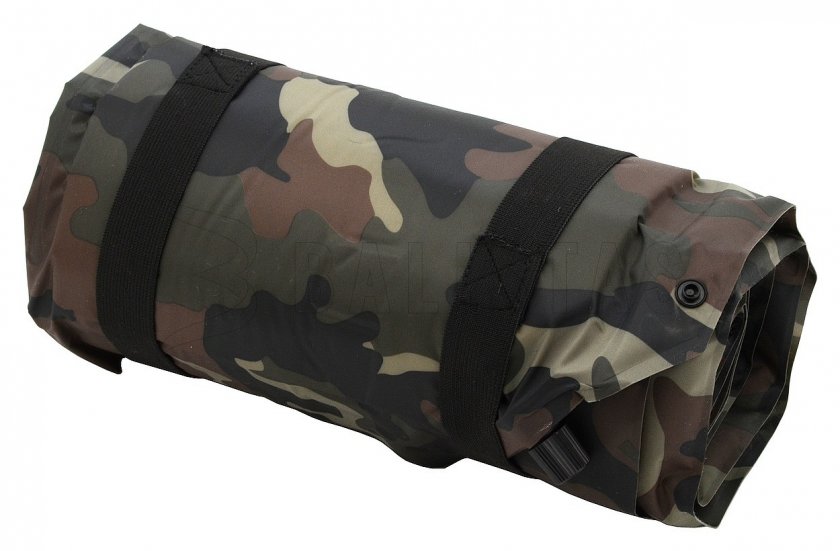 Zelfopblazende slaapmat Cattara Navy 2,5cm met kussen