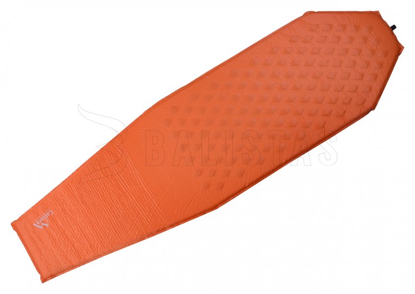 Zelfopblazende slaapmat Cattara 3cm oranje