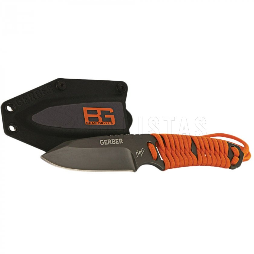 Mes Gerber Bear Grylls Paracord, glad snijvlak
