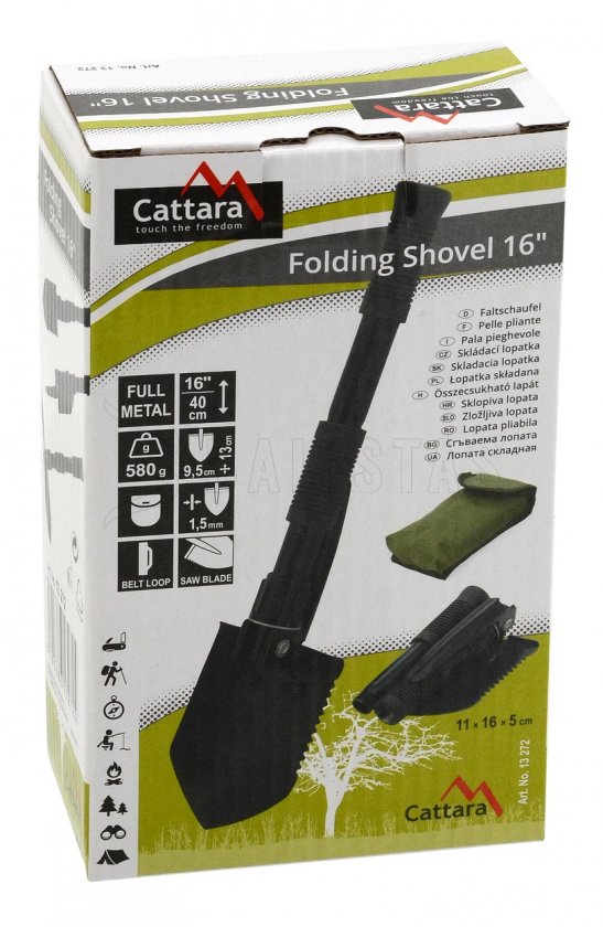 Opvouwbare metalen schop 40 cm