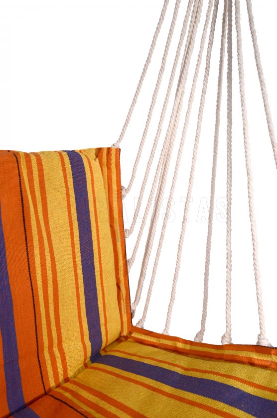 Hangstoel hangmat 95x50cm rood-oranje