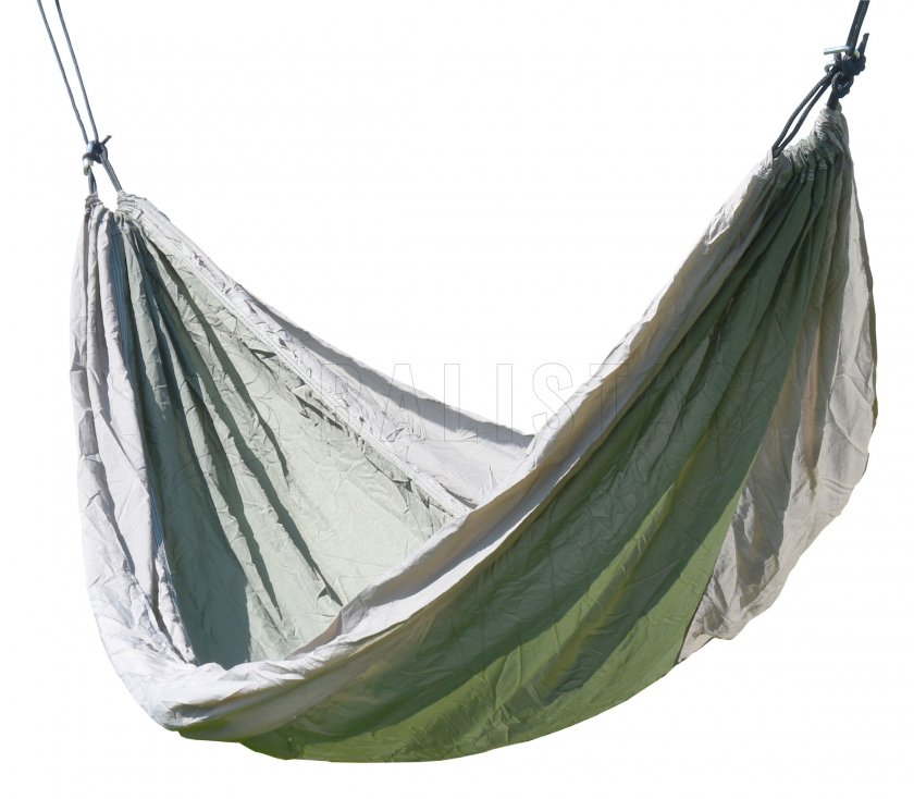 Hangmat NYLON 275x137 cm groen-bruin