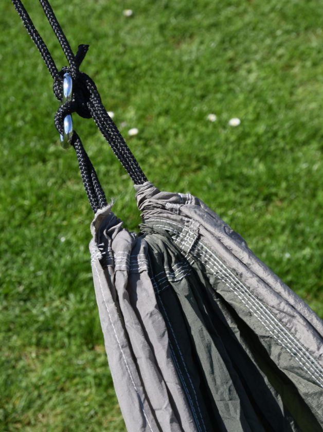 Hangmat NYLON 275x137 cm groen-bruin