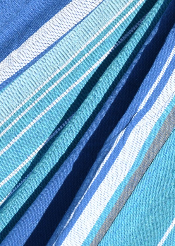 Hangmat TEXTIL 200x100 cm blauw-wit