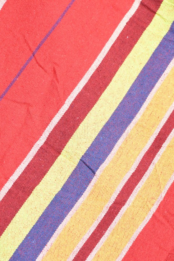 Hangmat TEXTIL 200x100 cm rood-geel