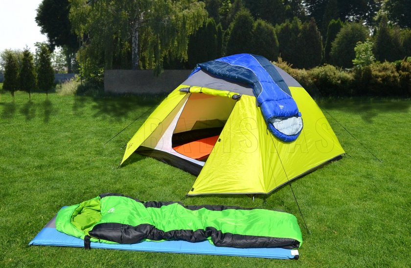 Tent Trent dubbelwandig voor 3 personen 210x110x210 cm