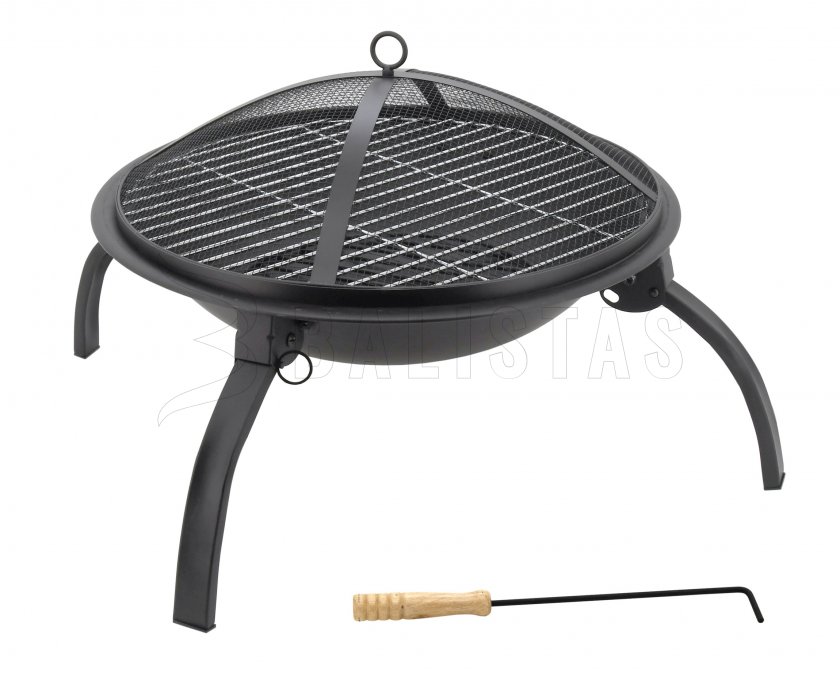 Vesuv vuurplaats met grillrooster met deksel