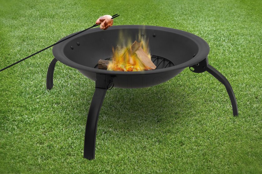 Vesuv vuurplaats met grillrooster met deksel