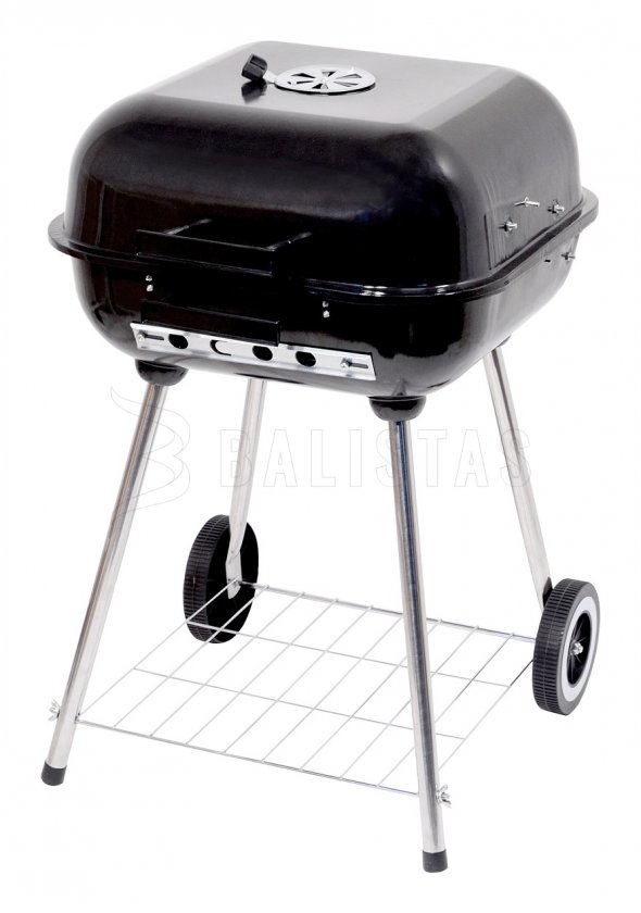 Houtskoolbarbecue rechthoekig Trapani 46 cm