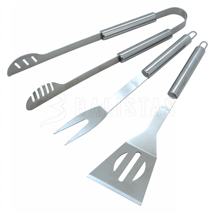 Grilgereedschap set 3 stuks textil bag
