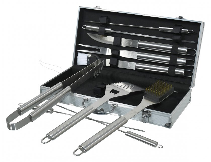 Grilgereedschap set 11 stuks ALU koffer
