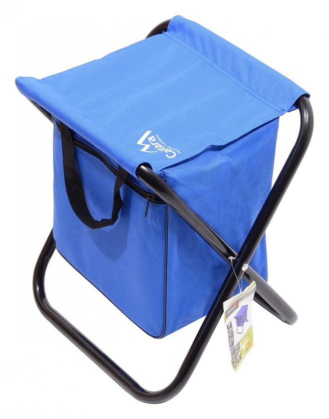 Klapstoel kempingová Malaga blauw