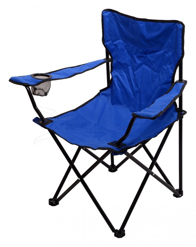 Klapstoel voor kamperen Bari blauw