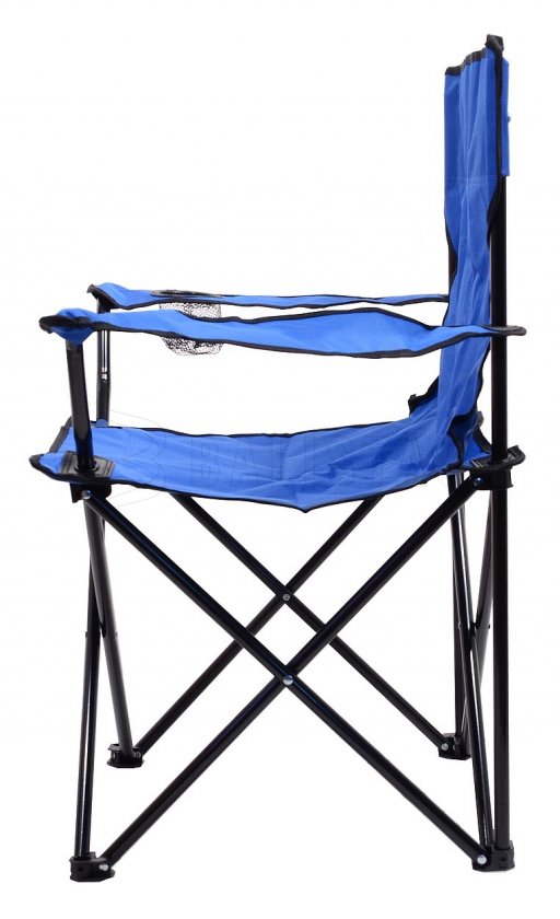 Klapstoel voor kamperen Bari blauw