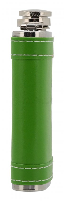 Ploska fles groen 175 ml