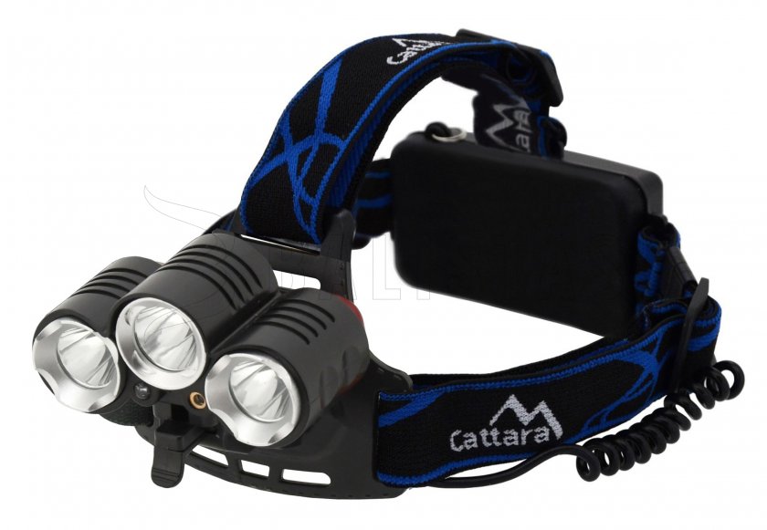 Hoofdlamp LED 400lm (1x XM-L+2x XP-E)