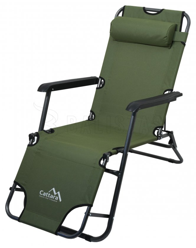 Comfort ligbed - stoel groen