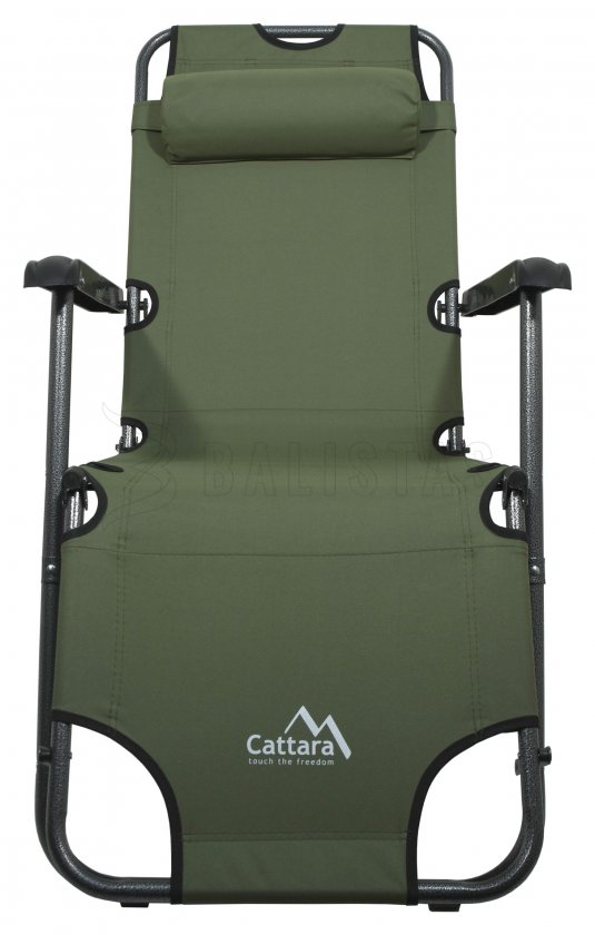 Comfort ligbed - stoel groen