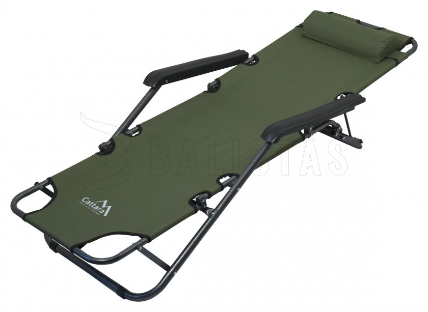 Comfort ligbed - stoel groen