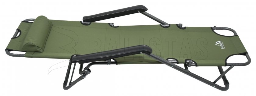 Comfort ligbed - stoel groen