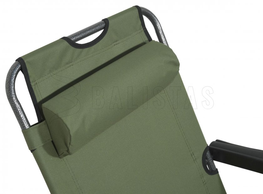 Comfort ligbed - stoel groen