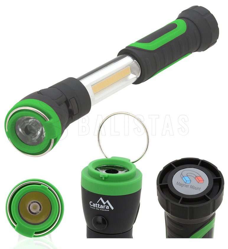 LED zaklamp 100/200 lm camping uitschuifbaar