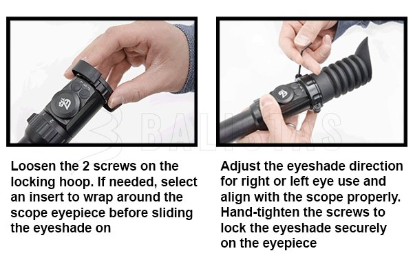 Rubberen bescherming voor oculair Leapers SCP-ES403