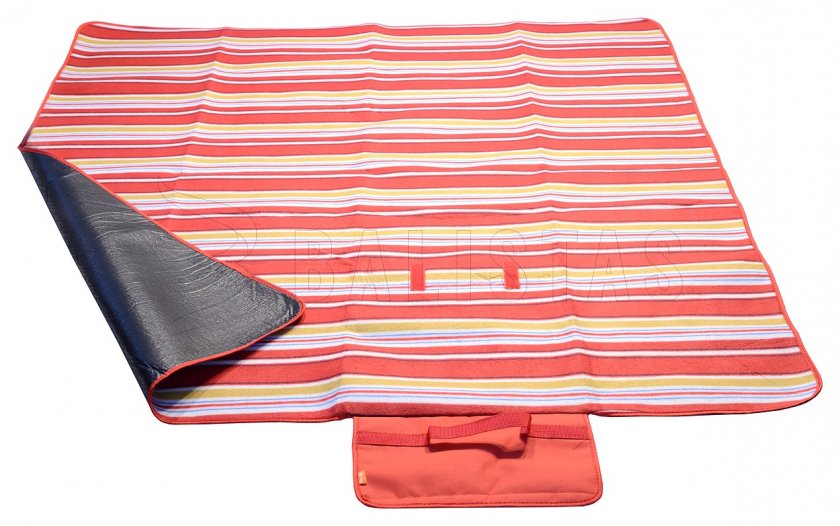 Piknik deken Fleece 150x135 cm rood