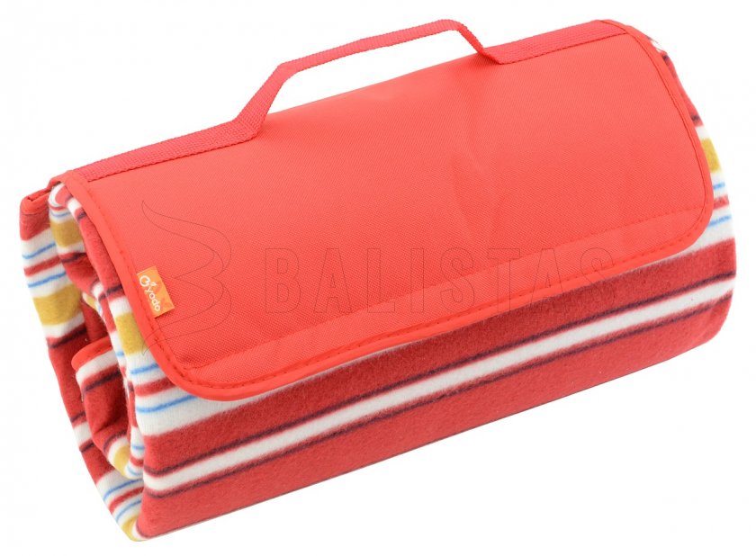 Piknik deken Fleece 150x135 cm rood